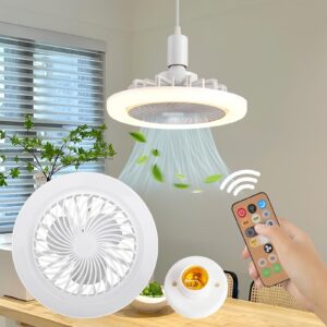 ✨ Ventilador con lámpara